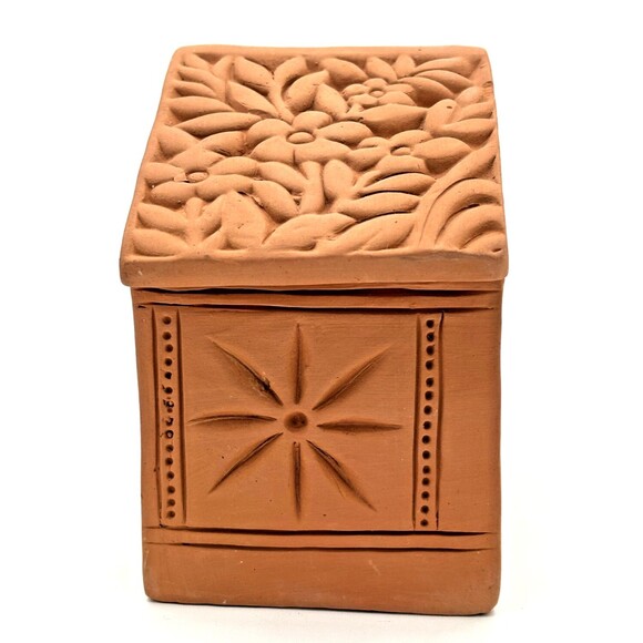 Terra Cotta Handmade Nativity Set 8 Piece Christmas‎ Jesus Mary Joseph Primitive - Picture 4 of 16